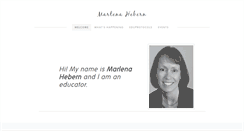 Desktop Screenshot of marlenahebern.com