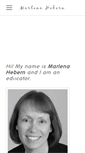 Mobile Screenshot of marlenahebern.com